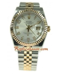 Rolex Datejust Two Tone Montre Replique