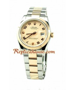 Rolex Replique Datejust Hommes Montre - Pink d' or