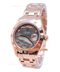 Rolex Day Date Noir Perle Cadran Montre