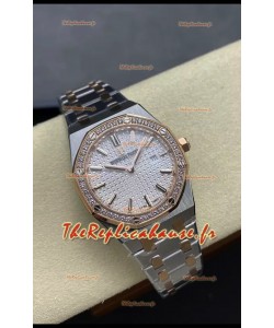 Audemars Piguet Royal Oak 33MM Deux tons cadran blanc Montre réplique 1:1