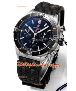 Breitling Chronomat B01 42 Edition Suisse 904L Boîtier Acier Cadran Noir Montre Réplique 1:1 
