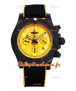 Breitling Avenger Hurricane Chronographe Cadran jaune Montre réplique 1:1 Suisse 