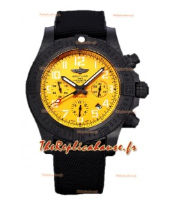 Breitling Avenger Hurricane Chronographe Cadran Jaune Montre Réplique 1:1 Suisse 