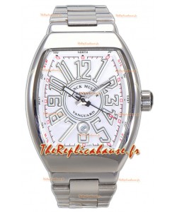 Franck Muller Vanguard Yachting V45 Acier inoxydable Boîtier Réplique Montre Suisse 