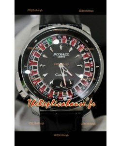 Jacob and Co Roulette Edition en acier inoxydable Réplique de la montre 