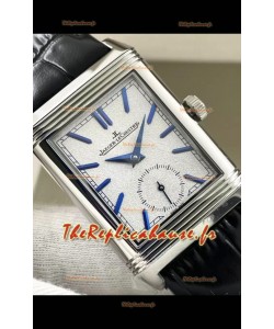 Jaeger-LeCoultre Reverso DuoFace Montre Boîtier Acier Cadran Bleu Nay Mouvement Automatique Suisse