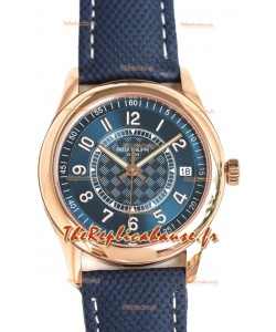 Patek Philippe Calatrava 6007R Cadran bleu Or rose Montre réplique 1:1