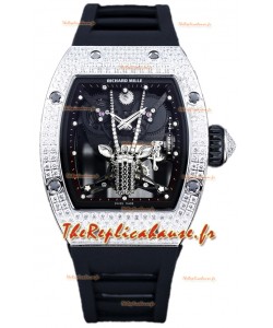 Richard Mille RM51-05 Montre en acier inoxydable avec cadran Oryx et mouvement automatique suisse