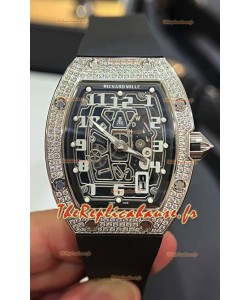 Richard Mille RM67-01 Boîtier diamants en titane Réplique suisse 1:1 