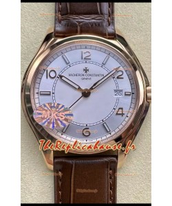 Vacheron Constantin Fiftysix Edition Or Rose Acier Réplique 1:1 Cadran Blanc 