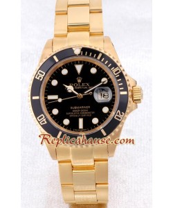 Rolex Replique Submariner d' or Montre Suisse