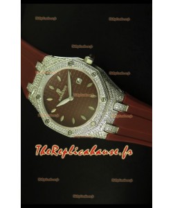 Montre Rotal Oak Audemars Piguet pour femmes marron 