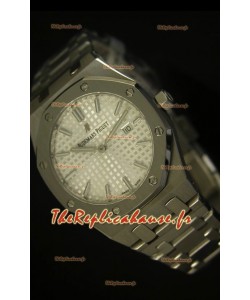 Réplique de montre Royal Oak Audemars Piguet pour femmes avec un cadran blanc de 33mm - Édition Réplique miroir 1:1