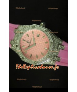 Montre Rotal Oak Audemars Piguet pour femmes rose 
