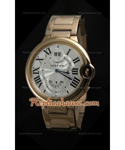 Mens Ballon De Bleu Cartier Montre Réplique en Or - 43 mm