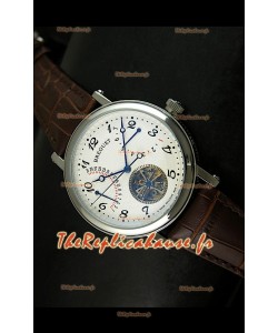 Breguet Rétrograde Jour/Date Montre Japonaise Automatique avec Tourbillon