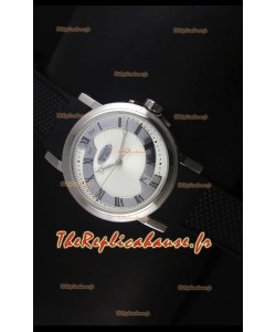Réplique de montre suisse Brekuet en acier inoxydable 4927 Breguet avec cadran blanc 