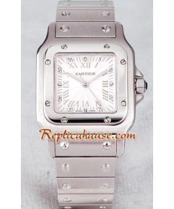 Cartier Replique Santos Quartz- Hommes