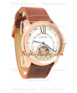 Calibre de Cartier Flying Tourbillon Montre Replique