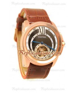 Calibre de Cartier Flying Tourbillon Montre Replique