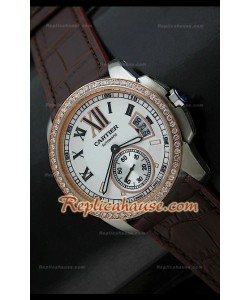 Calibre De Cartier Montre Automatique Bicolore