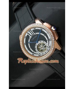 Calibre De Cartier Japanese Tourbillon Montre Réplique