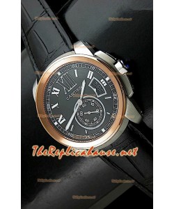 Calibre De Cartier Japonaise Montre De Replique en deux tons 