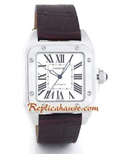 Cartier Replique Santos 100 Hommes