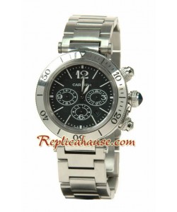 Cartier Pasha Seatimer Suisse Structure Japonais Quartz Movement Montre
