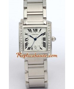 Cartier Tank Francaise Grand Modele Hommes