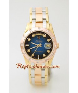 Rolex Replique Day Date Three Tone Montre