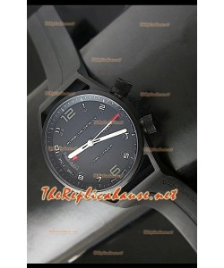 Porsche Design Worldtimer P6750 Swiss Montre avec Boîtier PVD