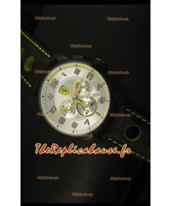 Montre chronographe Scuderia Ferrari Heritage SF107 en acier noir