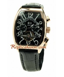 Franck Muller Conquistador Pink d' or Tourbillon Montre