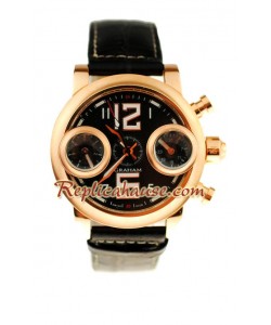 Graham Swordfish Pink d' or Montre Replique