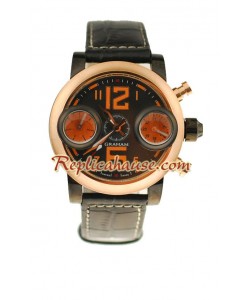 Graham Swordfish Pink d' or Montre Replique