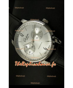 Glashuette Senator Reproduction Montre Japonaise avec Cadran en Acier