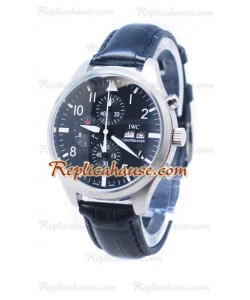 IWC Portofeno Chronograph Schaffhausen Noir Face Montre