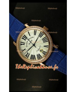 Montre japonaise Franck Muller Master of Complications Liberty sur bracelet violet