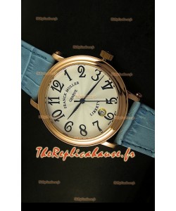 Montre japonaise Franck Muller Master of Complications Liberty sur bracelet bleu