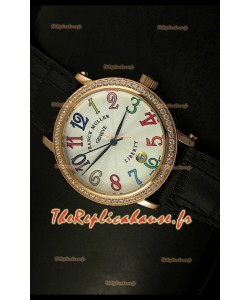 Montre japonaise Franck Muller Master of Complications Liberty avec bracelet noir