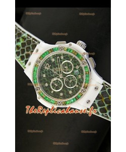 Montre Hublot Big Bang BOA Bang avec cadran/bracelet vert 34mm
