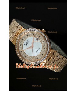 Réplique de montre suisse automatique Piaget Altiplano en or jaune