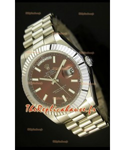 Réplique de montre suisse Rolex Day Date II 41MM - Cadran vert - Réplique de montre miroir 1:1 