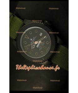 Réplique de montre suisse Édition STEALTH MK IV Rolex Submariner avec bracelet vert
