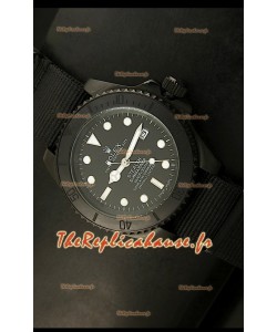 Réplique de montre suisse Édition STEALTH Rolex Submariner avec bracelet noir