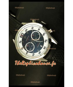 Réplique de montre Tag Heuer Carrera Calibre 36 Flyback avec cadran noir - Mouvement Quartz