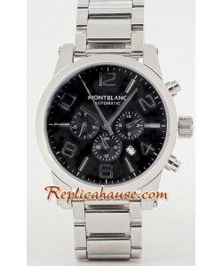 Mont Blanc Replique Timewalker - Black Dial