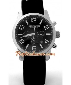 Mont Blanc Replique Timewalker - Black Dial
