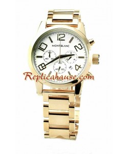 Mont Blanc Timewalker d' or Montre Replique